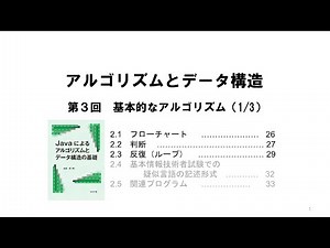 02_1 Java 基本　フローチャート／判断（著者による動画です。）