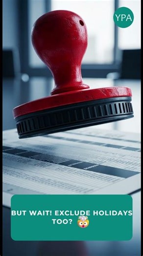 Stop Counting Days! NETWORKDAYS Magic 🤯🗓️💼 #shorts #exceltips #productivityhacks #workhacks