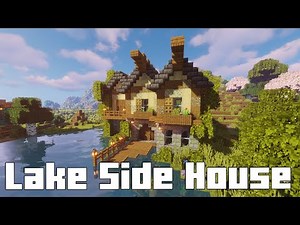 Minecraft Lake Side House Tutorial | Waterfront Retreat Build