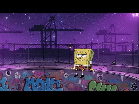 【Ｓｋａｔｅ Ａｎｄ Ｃｈｉｌｌ】🛹 SpongeBob Night Skate Bowl - Lofi Hip Hop Mix ~ Beats To Ride / Relax To