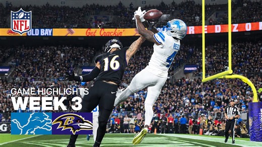 Lions vs. Ravens highlights Week 3