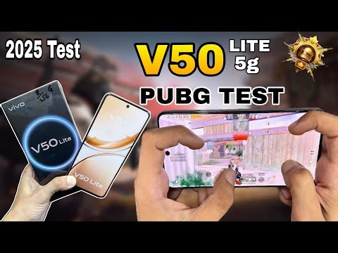 Vivo V50 Lite PUBG Test | Smooth + Extreme FPS | Battery & Heating Review 🔥🎮