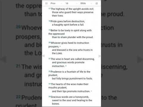 Proverbs 16 Audio With Text, New International Version (NIV) read by David Suchet | Poirot