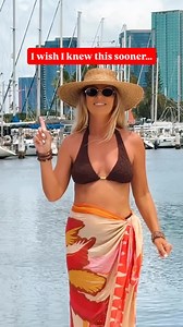 Would you wear it like that ? Vote in poll ! Here’s a hack how to give your old bikini top a little make over so it looks like completely new bathing suit ! Btw this bathing suit is under 50 and it comes with a matching cover up skirt , so its top bottoms skirt ! Say BIKINI below to receive a message with outfit details 🔗⬇ https://liketk.it/5hxgU #bikinihack #beachwear #stylinghacks | Blonde Beach Vibes