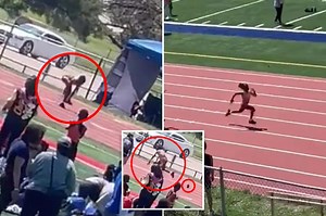 Little girl stuns by winning race — after running back for lost shoe in epic video