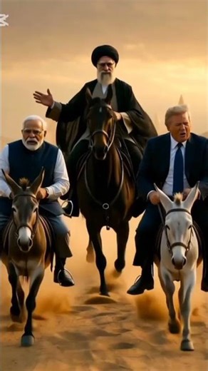 #funny Missile Madness: The Donkey Ride Showdown#comedy Donkey Diplomacy: Missile Button Comedy😄🚀😂😂😂