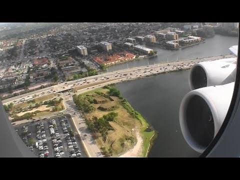 Absolutely Monstrous HD Airbus A380-800 Takeoff From Miami On Lufthansa!!!