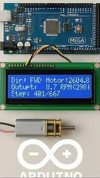 Arduino Mega Trapezoidal Motion with Quadrature Feedback 🧠⚡