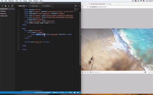 制作自己的html视频播放器