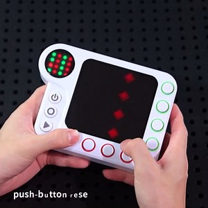 Rechargeable Electronic Brain Game with 300 Original Challenges,Hand held Puzzle Games for Kids Adult Teen Seniors-Road Trip Activities&car&Airplane&Travel Offline Games for Kids 8-12
