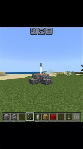 Minecraft Fire Sword l build Hack l #shorts