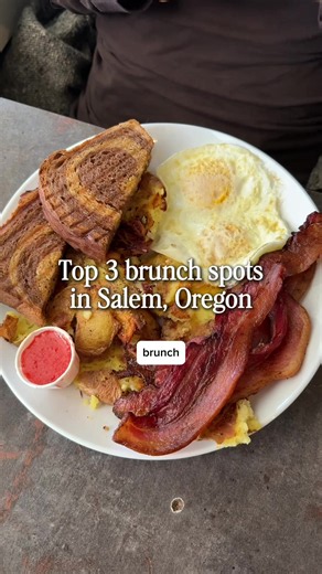 Did you know that in addition to being Oregon's state capital, Salem is an amazing spot for brunch? 🥞🥓 🦦 Easy Otter is known for its scratch-made Southern-inspired dishes like fried chicken, beignets and old-school hospitality. 🍯 Honey & Co. features all your old and new favorites. 🍳 Word of Mouth Neighborhood Bistro serves up tasty food and sweet service. What brunch spots would you add to the list? 🍴