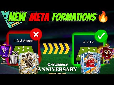 Top 5 META Formations in FC Mobile 26 - Full Breakdown and Tactical Guide 🧠