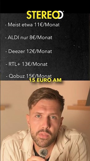 Musik Streaming Dienste: Vergleich & Preis-Check 2024! #shorts