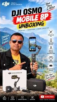 📱 DJI Osmo Mobile 8P Unboxing | New Smartphone Gimbal #shorts