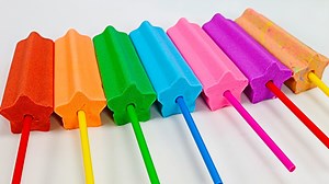 80K views · 1.6K reactions | How to Make Rainbow Ice Cream with Kinetic Sand and Learn Colors for Children | Play-Doh Videos | Facebook