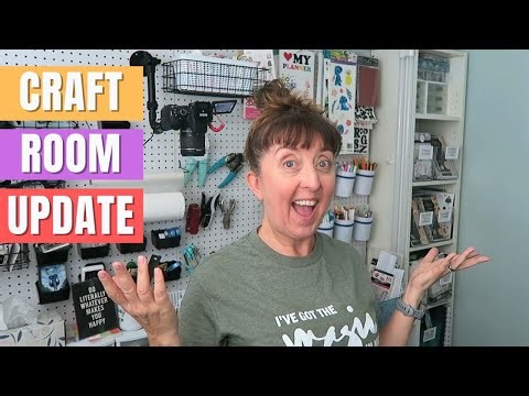 Craft Room Update 2025 - My Home Office, Planner Space, Art Studio and More!