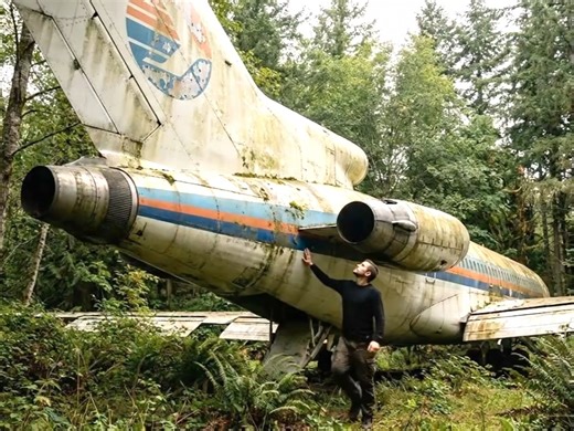 I Turned an Abandoned Airplane Into My Off-Grid Home (Silent Solo Build) | Rap Beliko