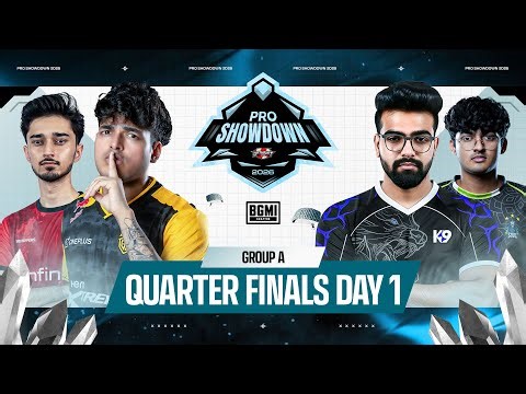 UE Pro Showdown 2026 | #BGMI | Quarter Finals Day-1 | Ft- #GodL, #SouL, #K9 , #TR etc