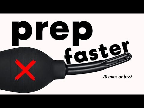 Douching faster than ever before!