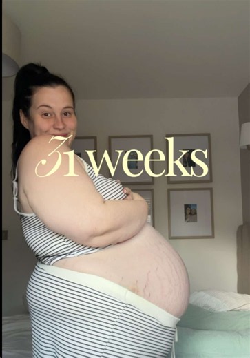 31 weeks of growing my two little butterflies 🦋 #twinpregnancy #pregnancy #twins #dcdatwins #31weekspregnant