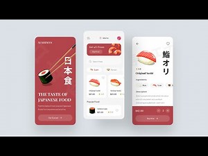 🍣📱 Sushi Restaurant App • Flutter Tutorial ♡