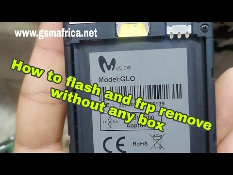 Mobicel GLO flashing with spd upgrade tool
