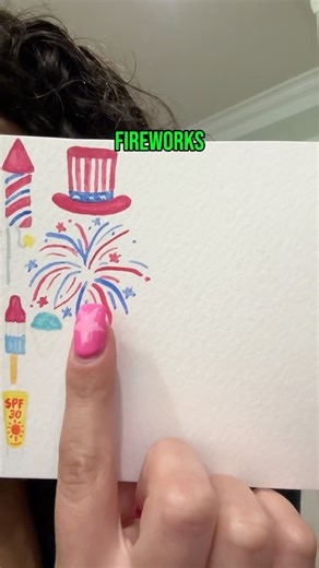 How to Paint Fireworks in 14 Seconds Tutorial 🎆