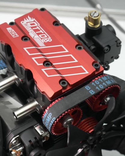 Building a twin cylinder nitro engine #engine #building #nitroengine #twinengine