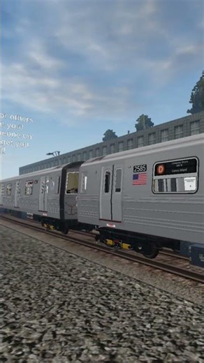 R68 D train leaving hillside yard in ROBLOX