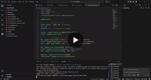 Python Holi Transition Animation | Sampriya Behera posted on the topic | LinkedIn