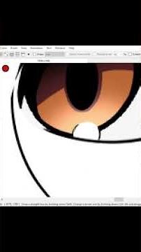 Coloring anime boy eyes #art #drawing #artprocess #shorts #illustration #firealpaca #fanart