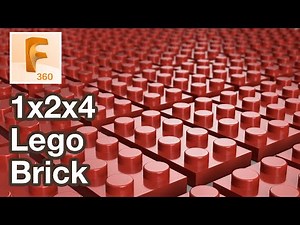 Mastering LEGO Brick Modeling in 3D: Using Parameters & Equations