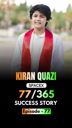 Startup India Stories 🇮🇳 on Instagram: "14 years old. While most were figuring out homework, he cracked SpaceX. Degrees before most teens start high school. Intel Labs. Human AI Lab. 4-hour test finished in under 2 hours. LinkedIn said too young. The world said legend in the making. Kairan Quazi didn’t wait for permission. He built his own timeline. Follow @startupindiastories ⸻ #startupindiastories #SuccessStory #YoungestEngineer #SpaceX #TeenGenius"
