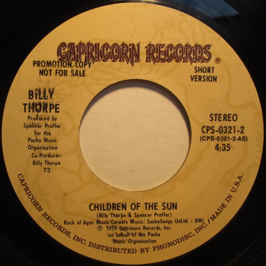 Billy Thorpe - Children Of The Sun
