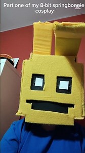 Part one of my springbonnie cosplay #FNAF #8bit #cosplay