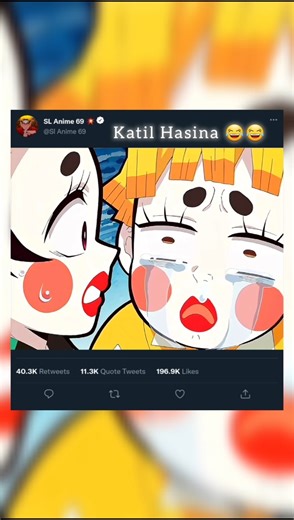 Katil Hasina 😂😂 | Demon Slayer Funny Moments 😭🔥 #tanjiro #zenitsu #inosuke