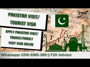 How To Apply Pakistan Visit Visa || Tourist Visa || Family Visit Visa Online || Pakistan E-Visa
