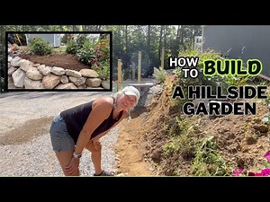 Finishing the Rock Garden on the Hillside | DIY Landscaping Project