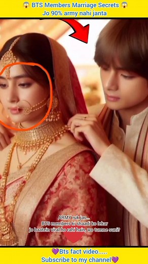 BTS Members Marriage Secrets 😱 | Who Will Marry First? | ARMY Must Watch 💜#btsshorts#ytshorts#bts