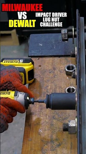 DeWalt vs Milwaukee - Impact Driver Lug Nut Challenge