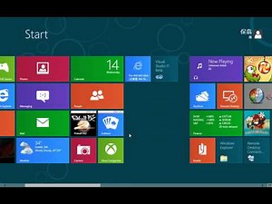 Windows 8 Metro UI 基本操作教學