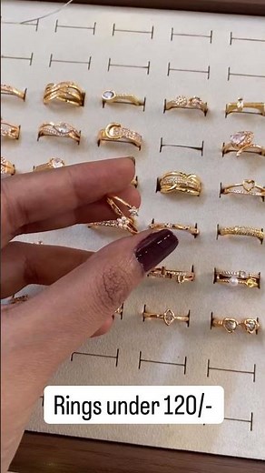 💎 American Diamond Ring Under ₹120 | Viral Meesho Jewelry Haul 2025 | Affordable Luxury Look 💍
