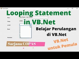 Learning 5 - ForEach Looping in the VB.Net Program