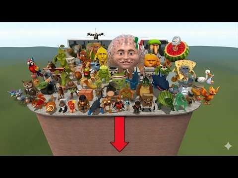 "SPARTAN KICKING Golden Brainrot Italian Memes From The Tall Tower! (GMod Funny Moments)"