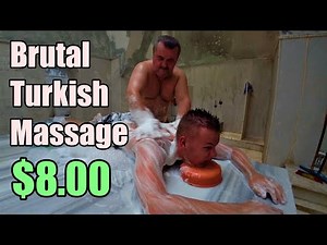 Brutal Turkish Bath / Hammam Massage, Izmir 🇹🇷