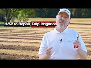 How to Repair Holes in Drip Irrigation Tubing