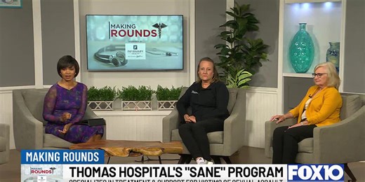 Thomas Hospital’s SANE program provides specialized care for sexual assault victims