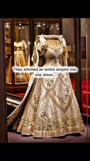 Queen Elizabeth II Coronation Gown Secrets 👑 #history #art