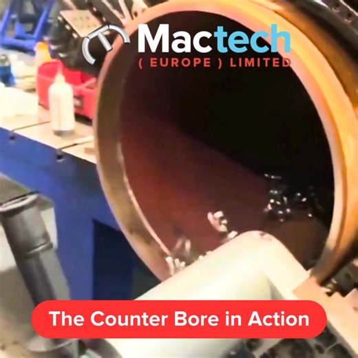 Unlock more from your clamshell portable lathe with a single attachment that brings multiple critical field machining operations into one compact, high-precision solution. View it here https://rebrand.ly/Counterbore The 10" Adjustable Counterbore Attachment Kit from Mactech Europe is engineered for quick setup, reliable performance, and maximum versatility on-site. Key Applications: • Flange facing • Ring-type joint (RTJ) machining • Deep counterboring • Tapered boring • Bevelling • O-ring groov